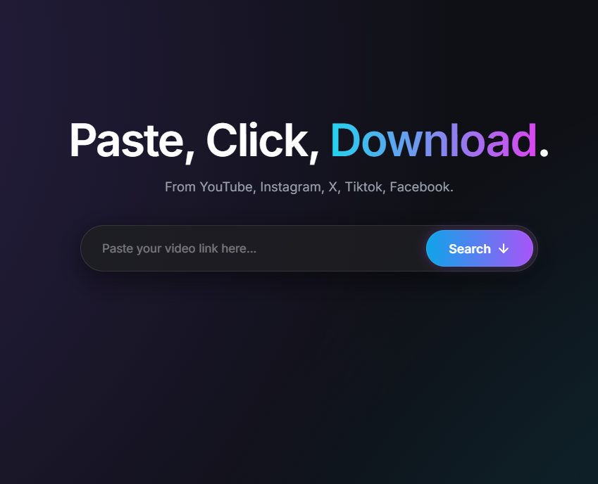 Video Download 静态预览